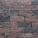 Wallblock Tumbled Brons